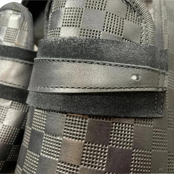 Cognati Leather Black Slip On Loafers Shoes  Made In Italy Size 41 - Picture 5 of 8